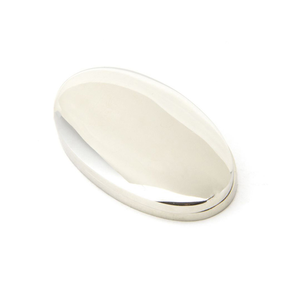 From the Anvil Oval Escutcheon and Cover - Polished Nickel